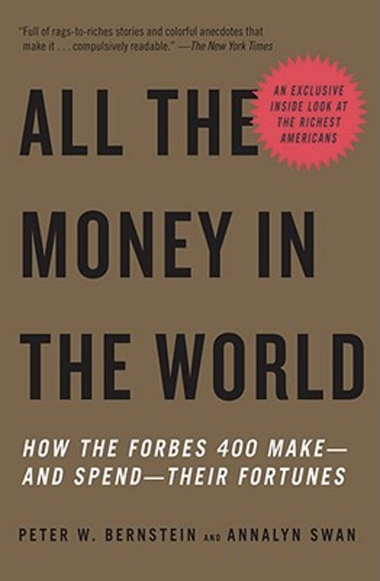 All the Money in the World: How the Forbes 400 Make--and Spend--Their Fortunes